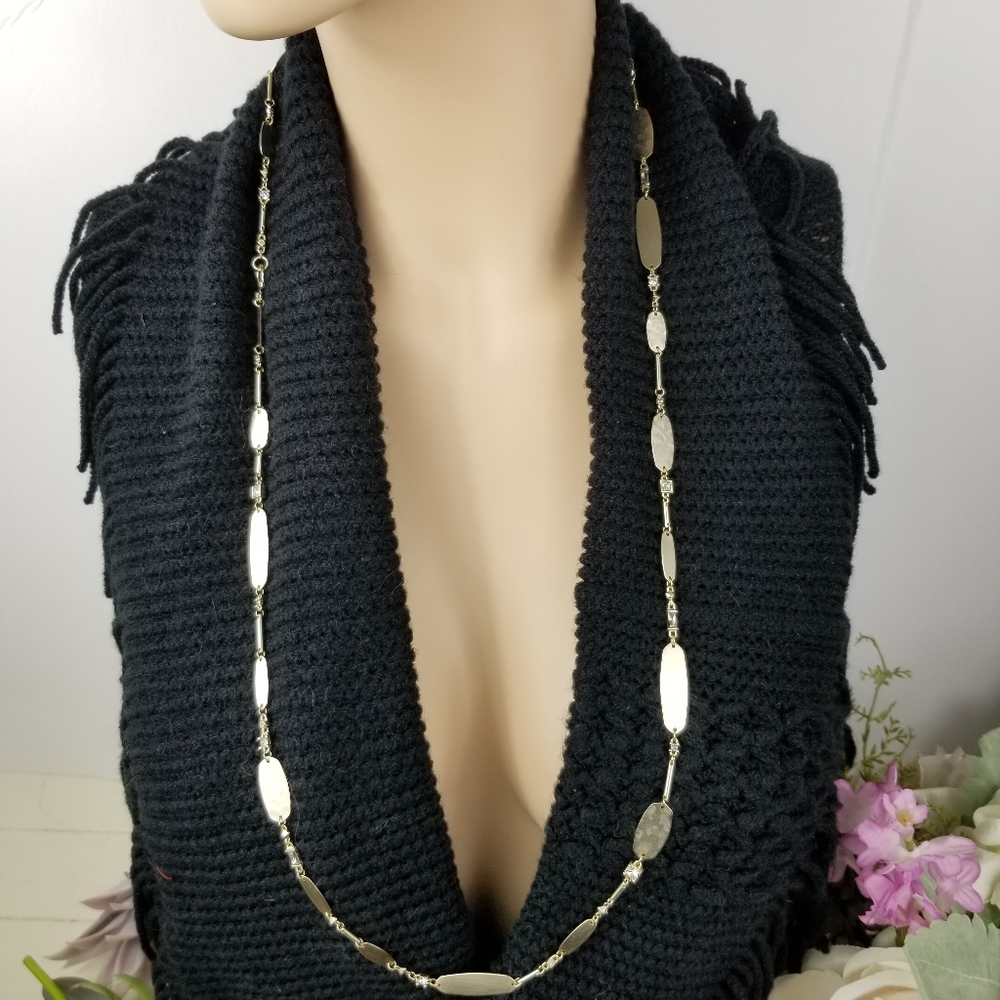 Kendra Scott, Claret, Gold, Crystal, Necklace